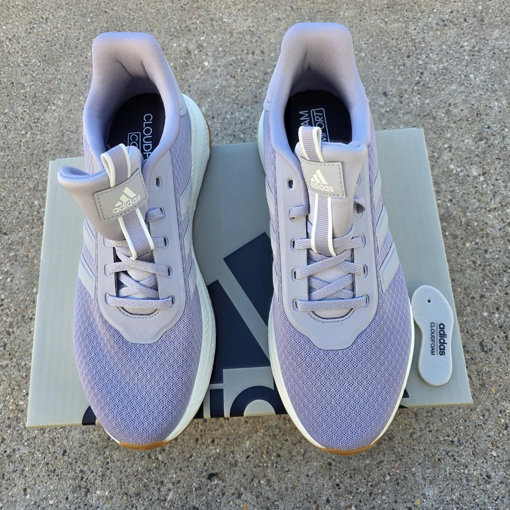 Adidas Cloudfoam Purple Sneaker Women Size 7.5